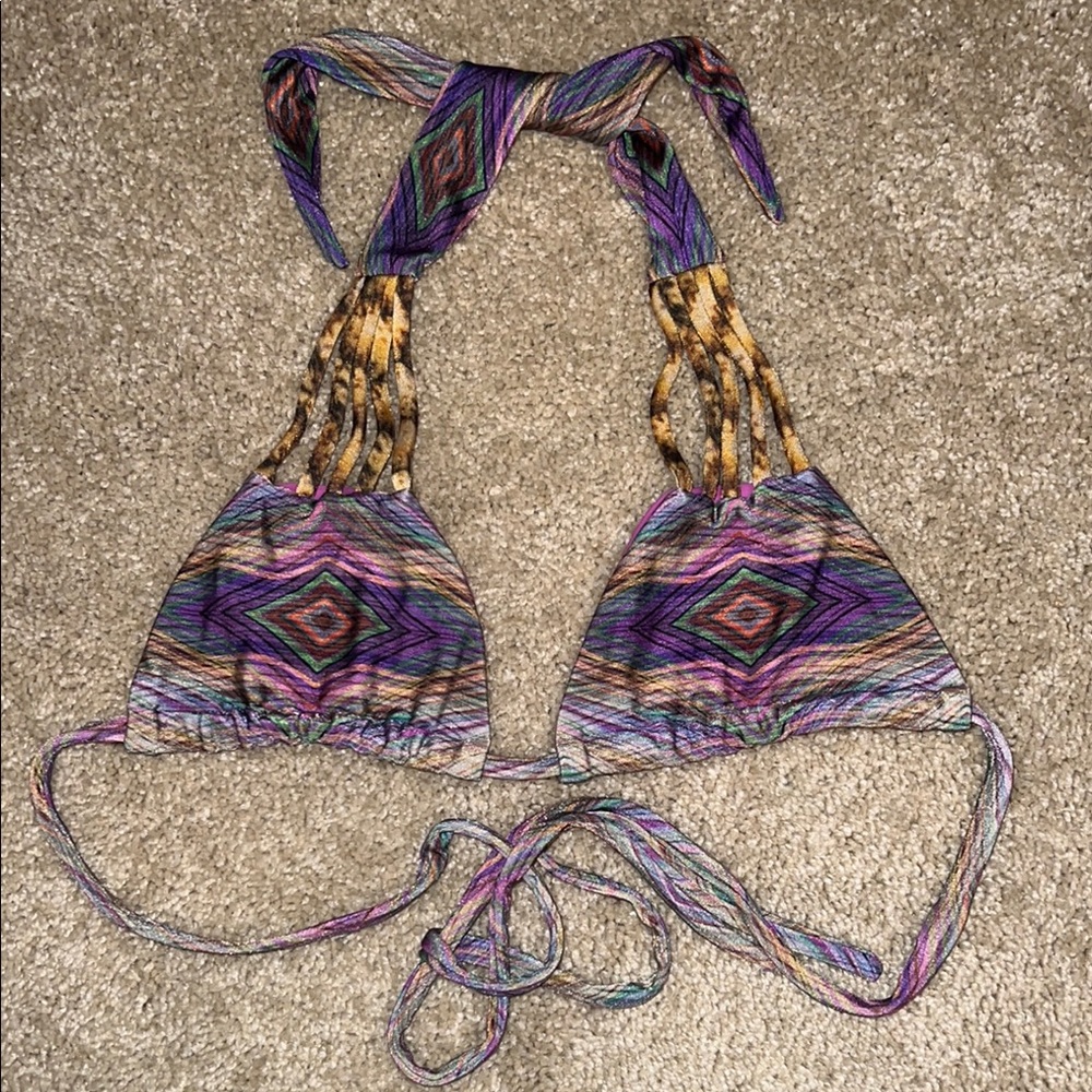 Montce swim Multicolor Patterned Bikini Top